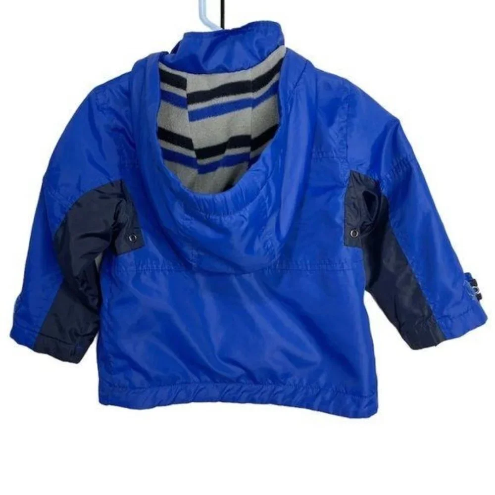 London Fog Winter Blue hooded Jacket Coat 2T